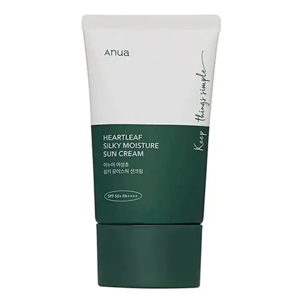 Heartleaf Silky Moisture Sun Cream (SPF50+PA++++) Anua